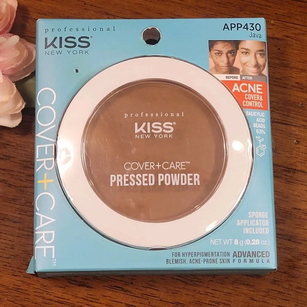 Kiss New York Cover + Care Cream Foundation APP430 JAVA Acne Salicylic Acid